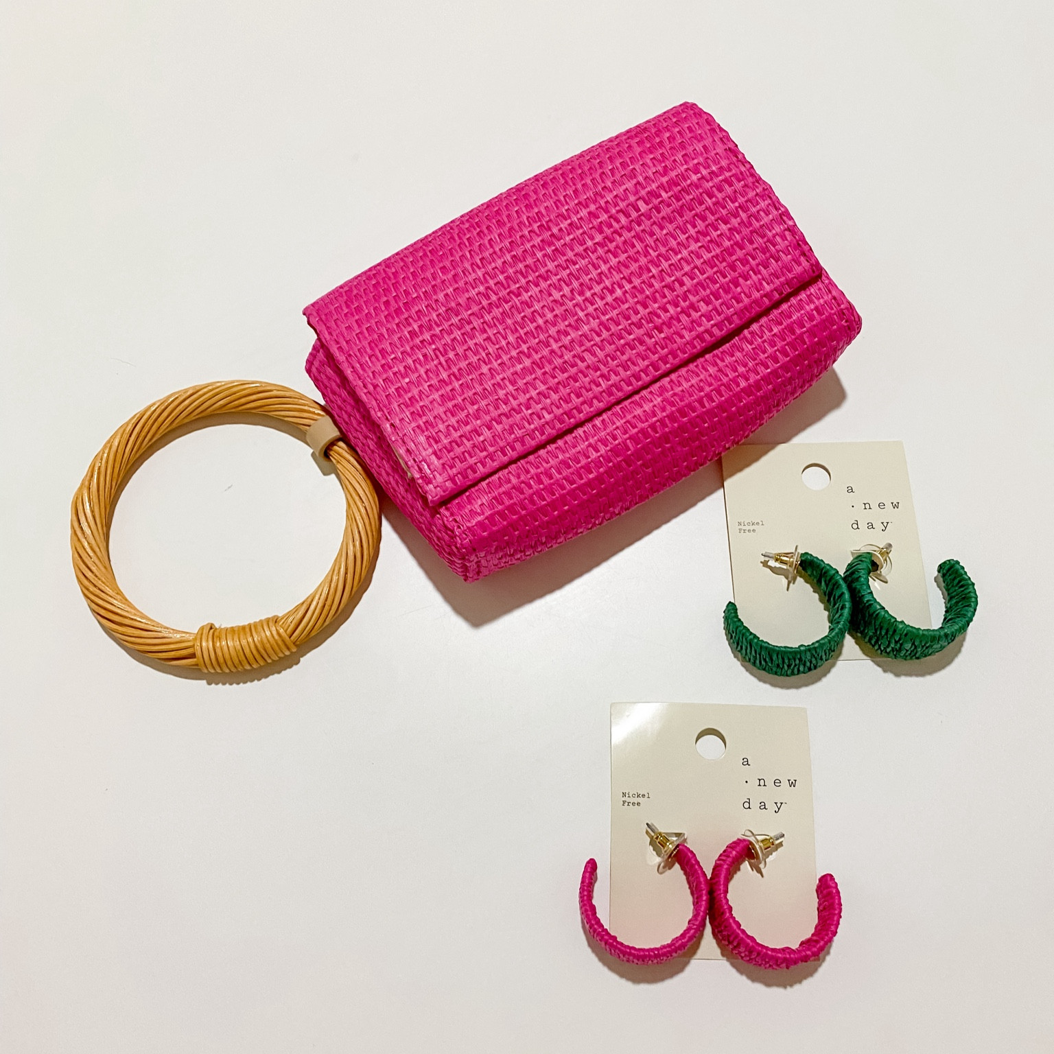 vacation accessories
handbag
wristlet
pink earrings
hoop earrings
Target earrings
target jewelry 
target sale 
Sale alert 
Beach accessories 
Resortwear 
Pink clutch 
Straw bag 
Spring clutch
Summer clutch 
Rattan clutch 
Rattan earrings 

#LTKSaleAlert #LTKTravel #LTKItBag