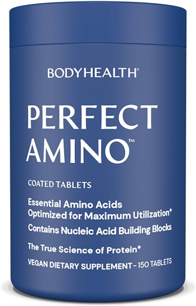 BodyHealth PerfectAmino (150 ct) Easy to Swallow Tablets, Essential Amino Acids Supplement with B... | Amazon (US)