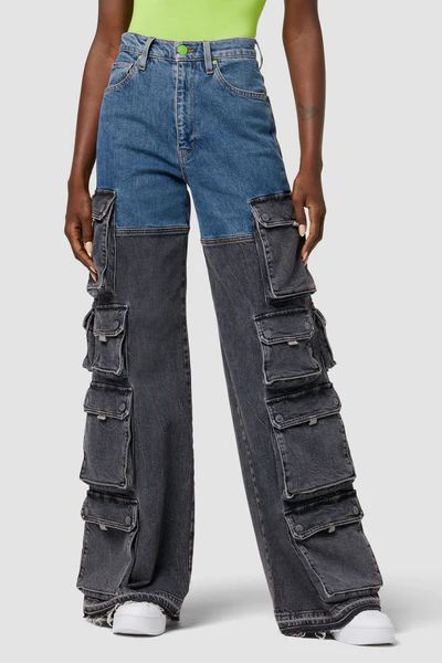 Janis High-Rise Wide Leg Cargo | Hudson Jeans