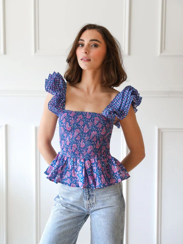 Shop Mille - Athena Top in Carnaby Floral | Mille