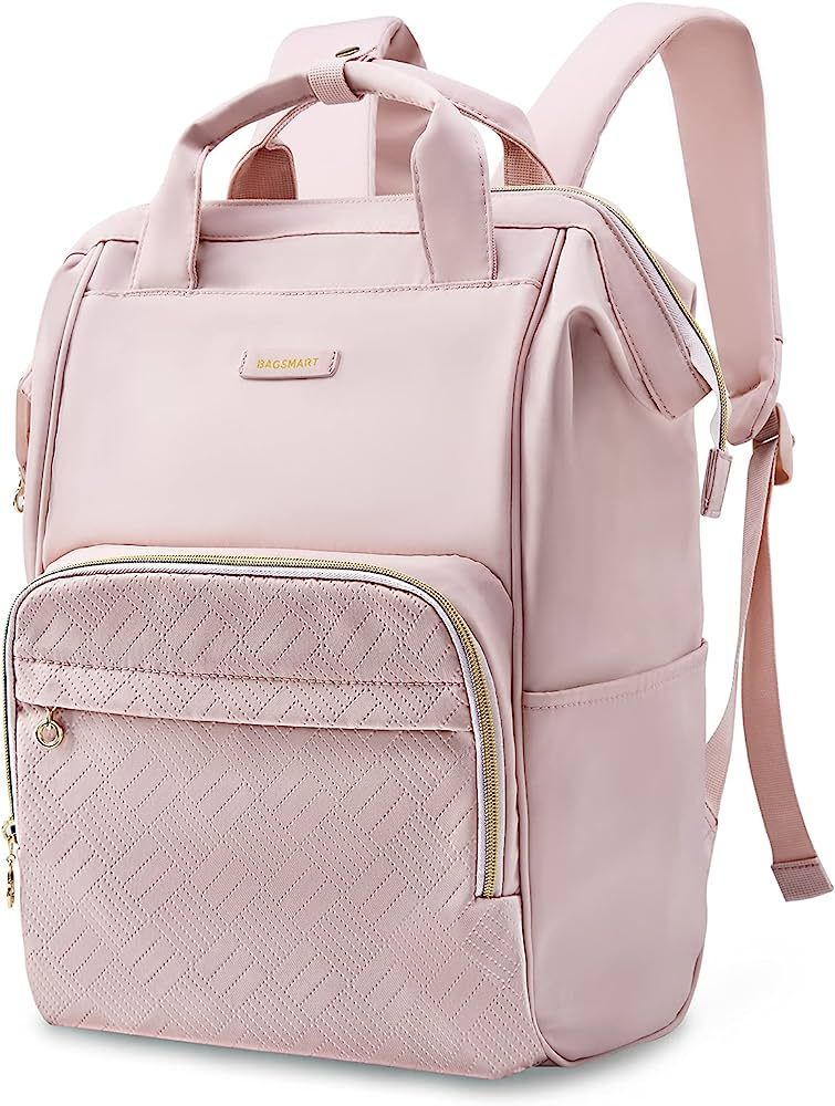 BAGSMART Laptop Backpack for Women, Travel Backpacks 15.6 Inch Notebook Doctor Back pack for Scho... | Amazon (US)