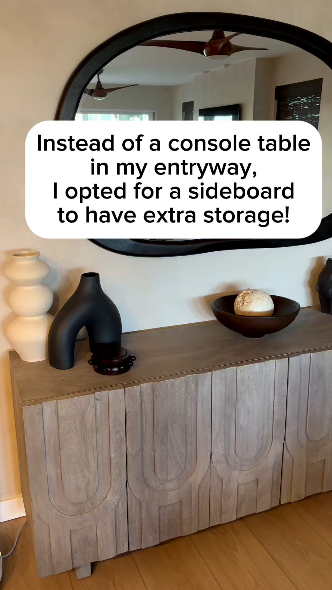 @wayfair sideboard in my entryway instead of a console table to give me more storage! In love with this piece!!! #wayfair #wayfairpartner #NewYearNewYou #ad

#LTKSaleAlert #LTKHome