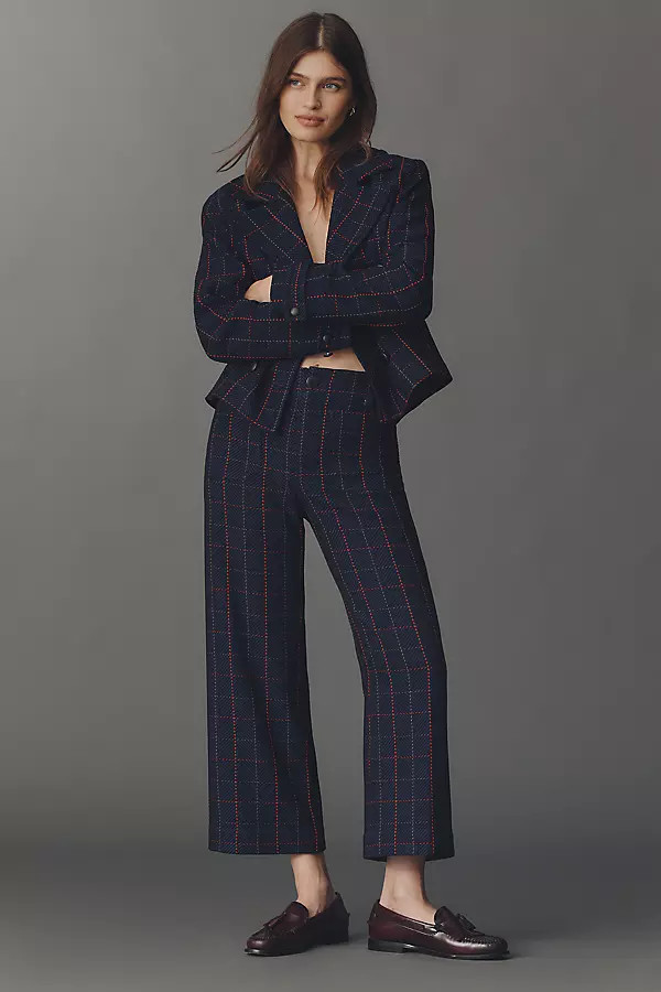 The @merricksart Colette Crop Knit Pants by Maeve | Anthropologie (US)