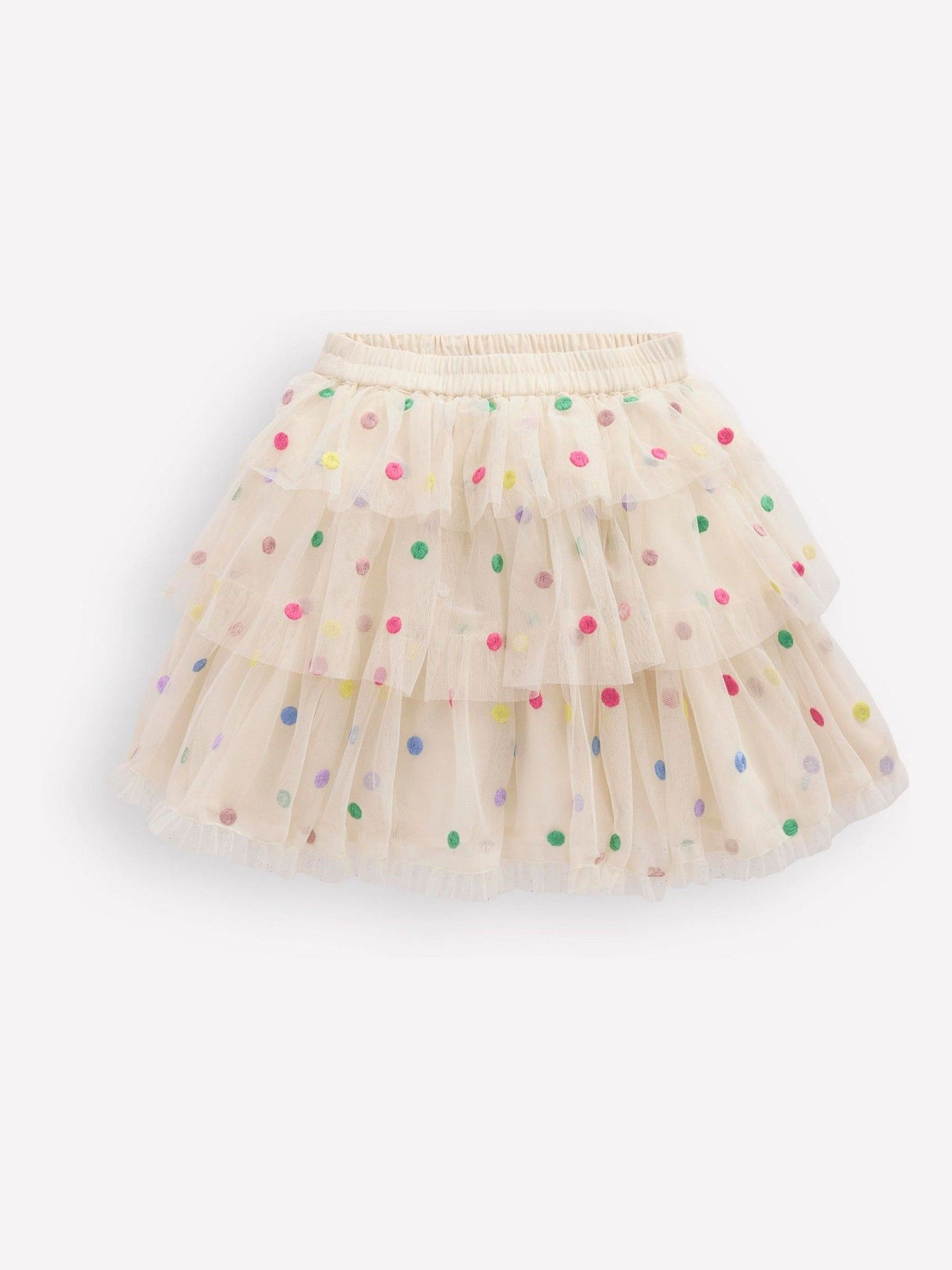 Boden Boden Cream Tulle Interest Skirt | Next US
