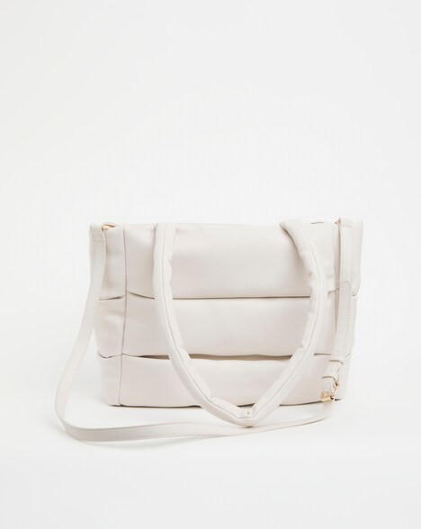 Ecru Soft Volume Padded Tote Bag | JD Williams (UK)