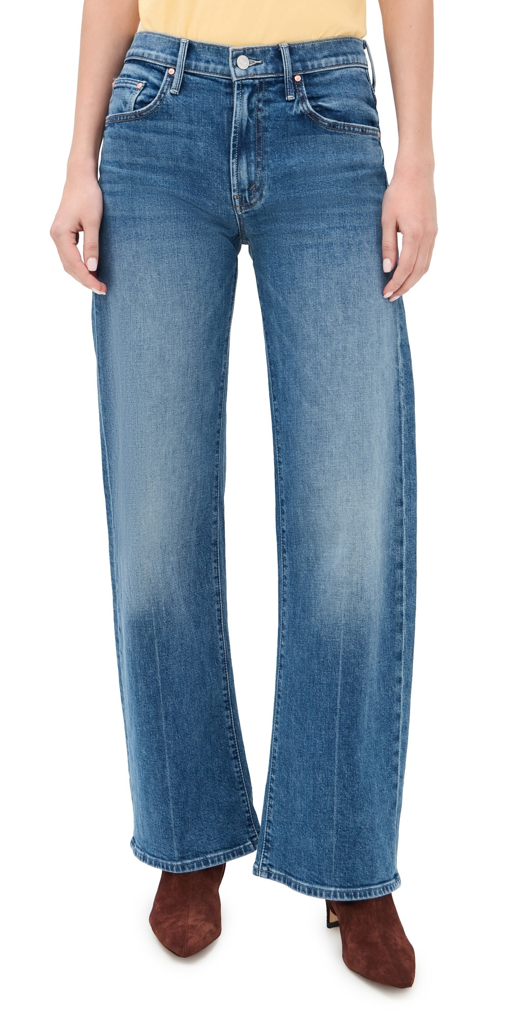 MOTHER The Lasso Sneak Jeans Get 2 Birds Stoned 29 | Shopbop