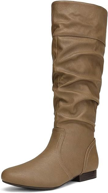 DREAM PAIRS Women's Knee High Pull On Fall Weather Winter Boots | Amazon (US)
