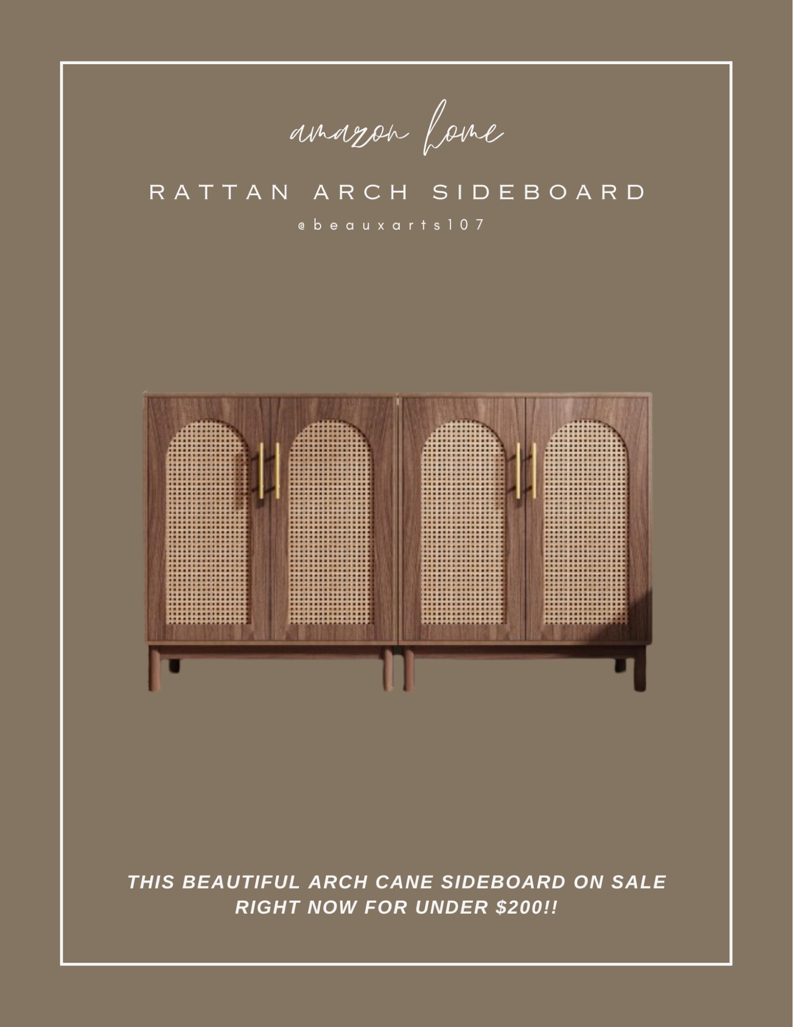 Such an incredible deal on this cabinet sideboard look for under $200!!

#LTKSaleAlert #LTKStyleTip #LTKHome