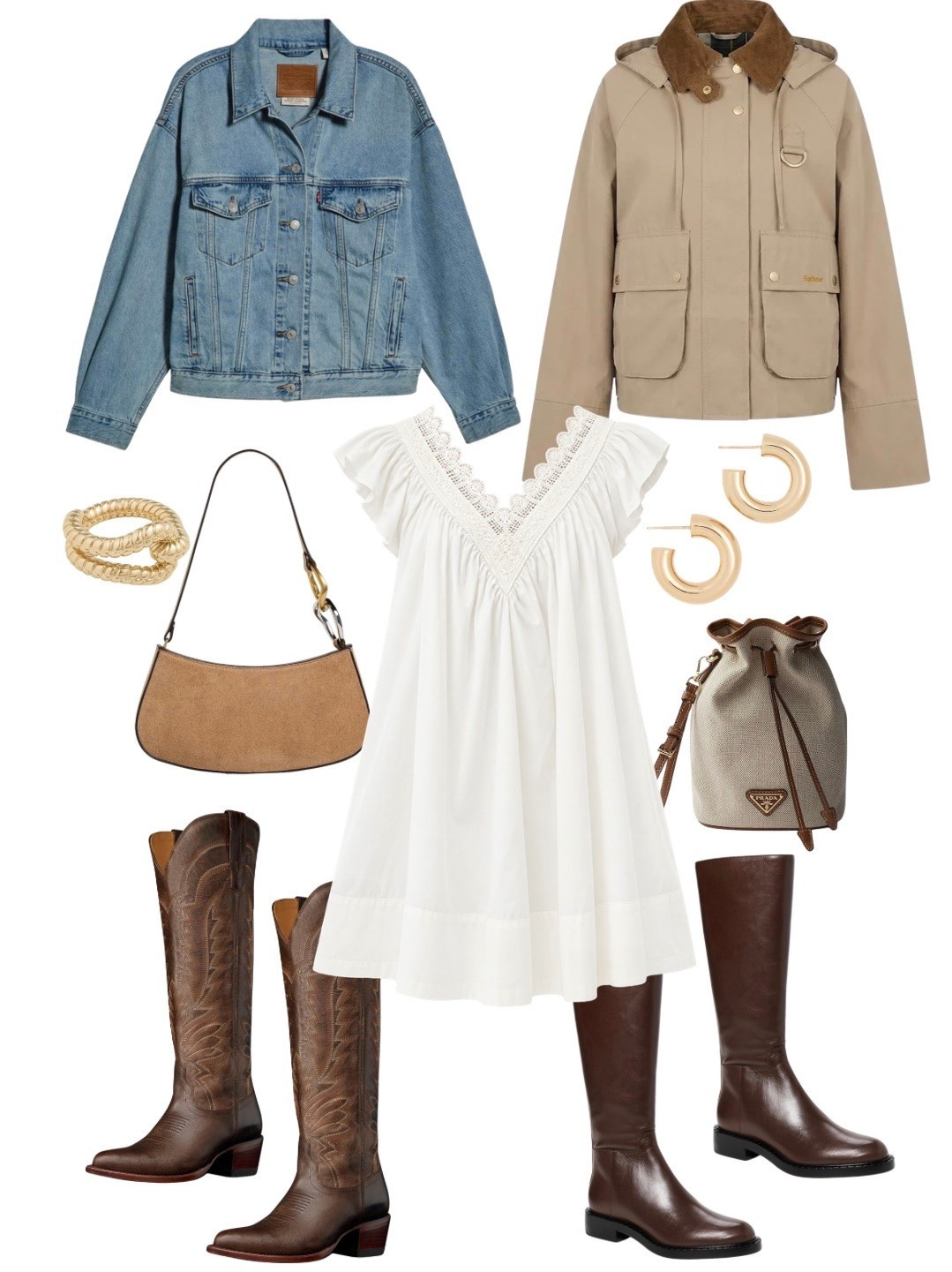 How to style a white summer dress for fall

#LTKCon #LTKootd #LTKdayinmylife