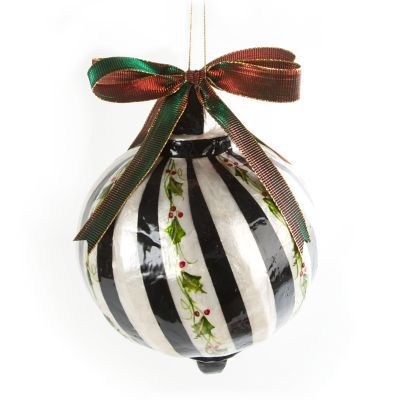 Capiz Ornament - Jumbo Holly Ball | MacKenzie-Childs
