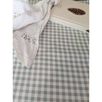 Eucalyptus Baby Bedding Sage Green Fitted Crib Sheet Mini Sheets Gingham Cottage Changing Pad Cover Vintage Minimal Farmhouse | Etsy (US)