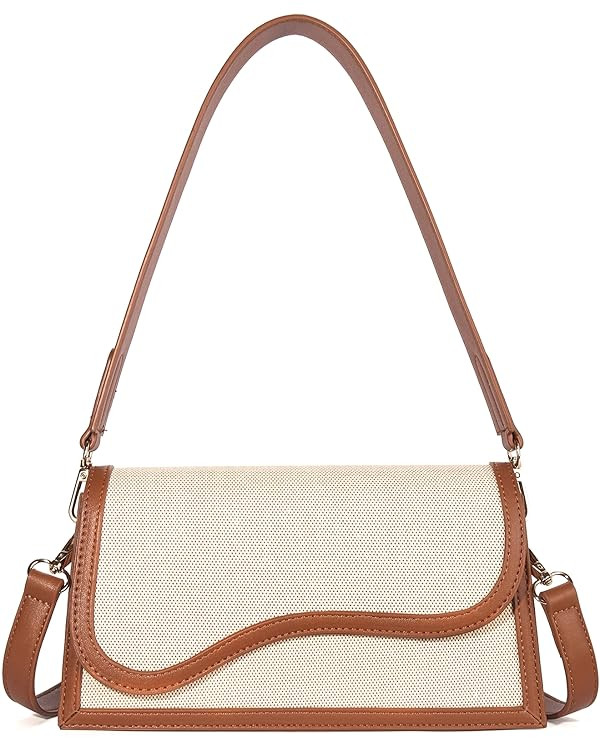 Telena Shoulder Bag for Women Vegan Leather Women's Shoulder Purses Handbags with 2 Removable Str... | Amazon (US)