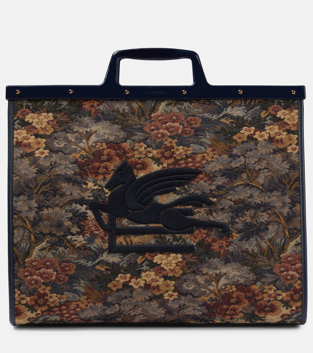 Love Trotter Large jacquard tote bag | Mytheresa (US/CA)