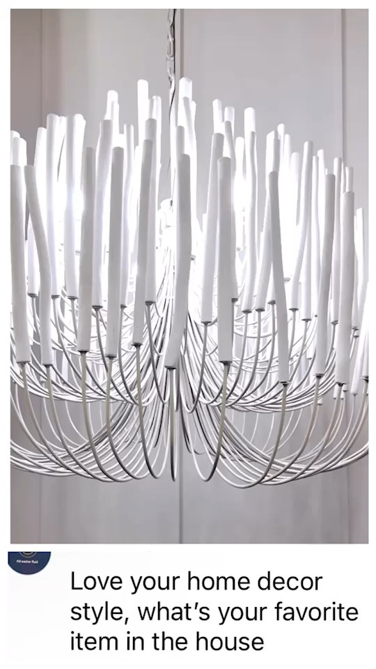 This handmade oversized wood and wire chandelier is my favorite decor piece of my house! To get the pure white effect like mine use “daylight” light bulbs! #chandelier #guerdyfy #guerdy #rhom #homedecor #lighting

#LTKhome #LTKSpringSale #LTKstyletip