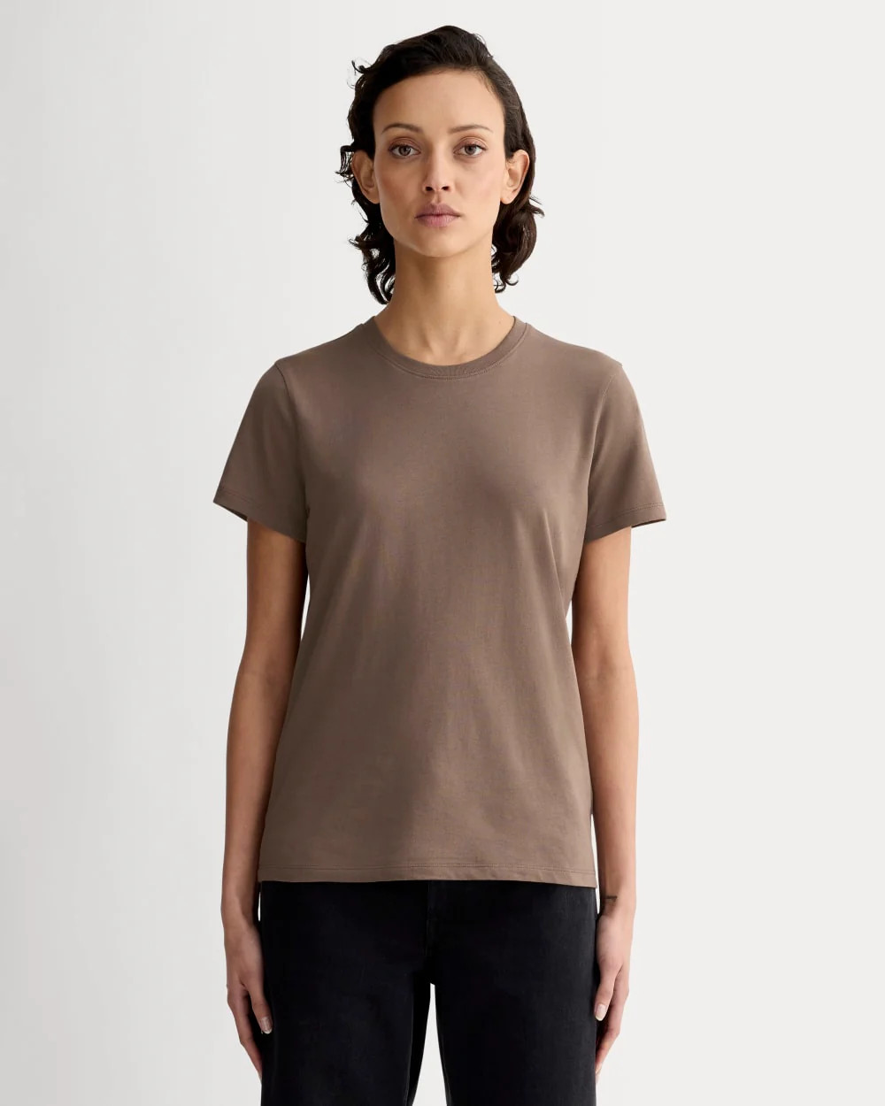 The Slim Crew in Essential Cotton | Clay | Everlane