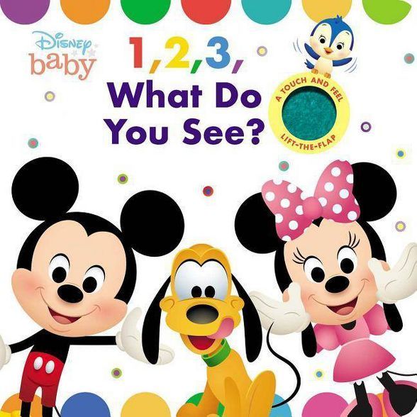 Disney Baby: 1, 2, 3 What Do You See? - (Cloth Flaps) by  Maggie Fischer (Board Book) | Target
