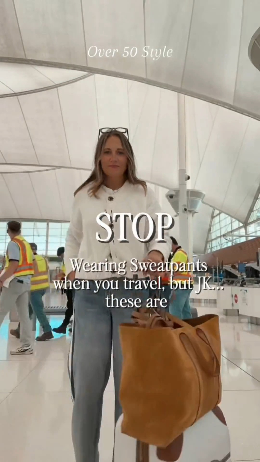 Our viral sweatpants jeans. M

#LTKTravel #LTKootd