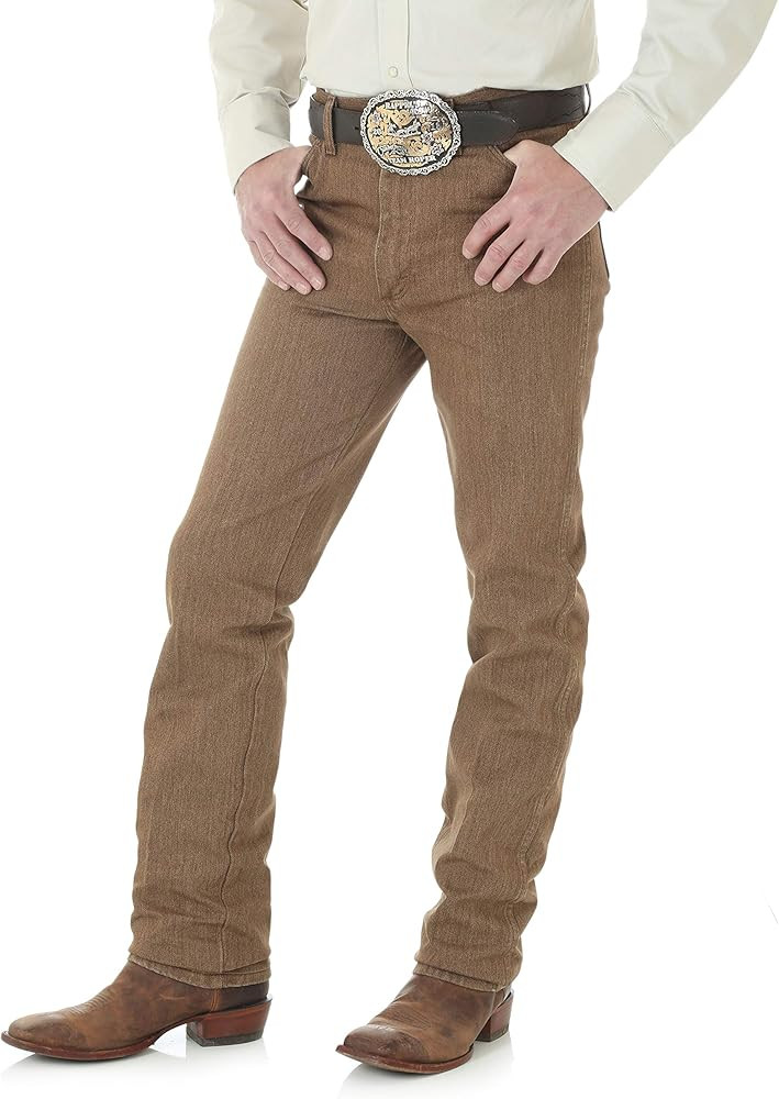 Wrangler Men's Cowboy Cut Stretch Slim Fit Jeans | Amazon (US)