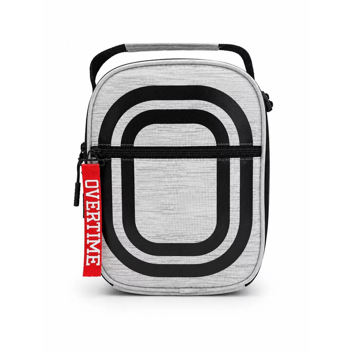 Overtime Big O Dual Compartment Lunch Box - Gray/Black/Red | Target