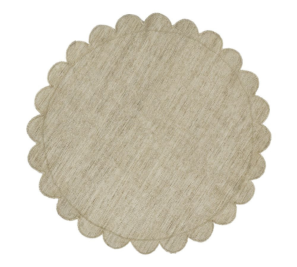 Pure Salt Parikia Handwoven Round Jute Rug | Pottery Barn (US)