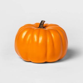 7.5" Painted Pumpkin Orange Halloween Decorative Sculpture - Hyde & EEK! Boutique™ | Target