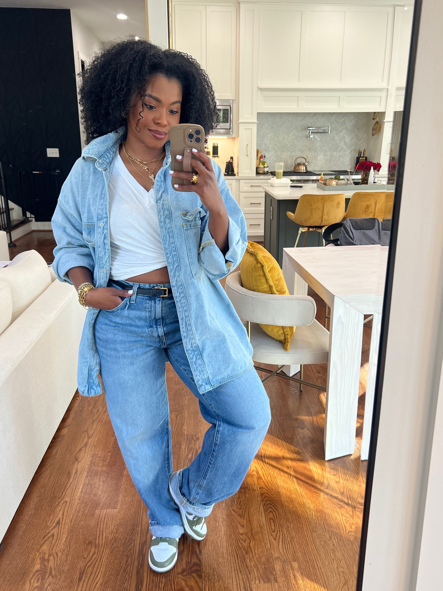 Denim on denim - with a twist 


#LTKstyletip #LTKmidsize #LTKfindsunder100