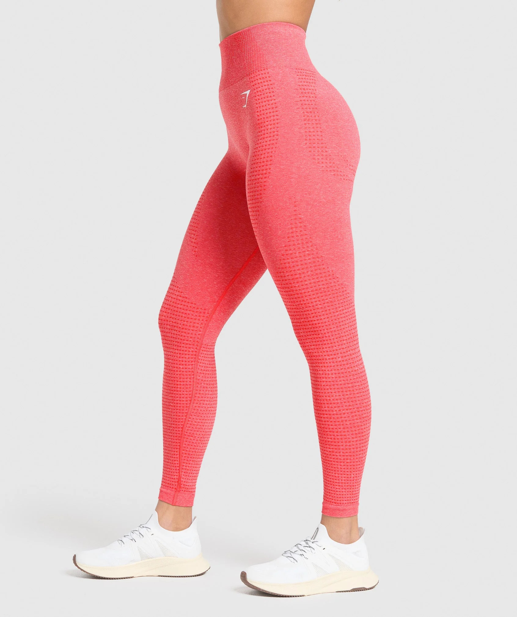Gymshark Vital Seamless 2.0 Leggings - Coral Red Marl | Gymshark US