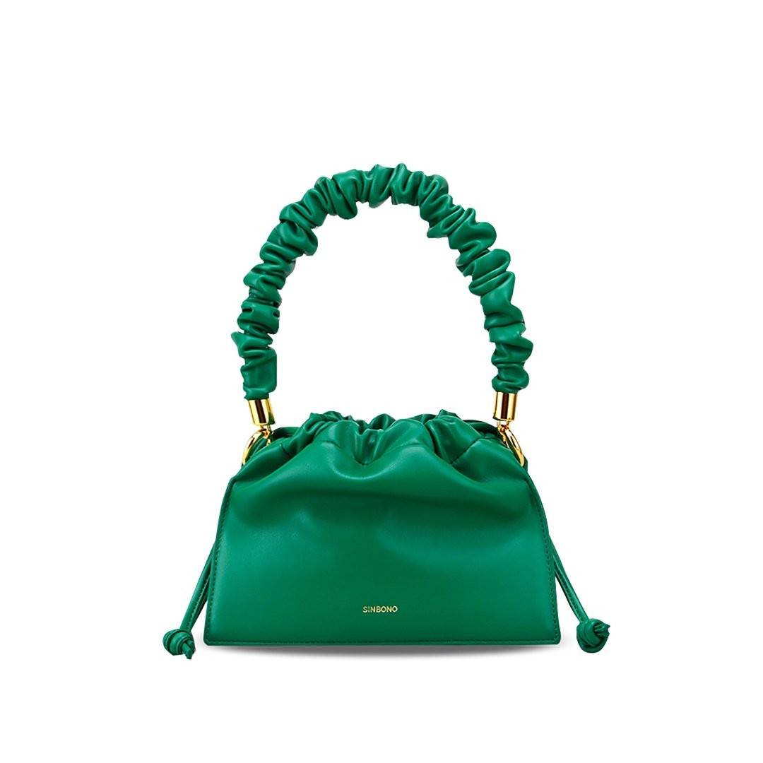 Drawstring Handbag - Green | SINBONO INC.