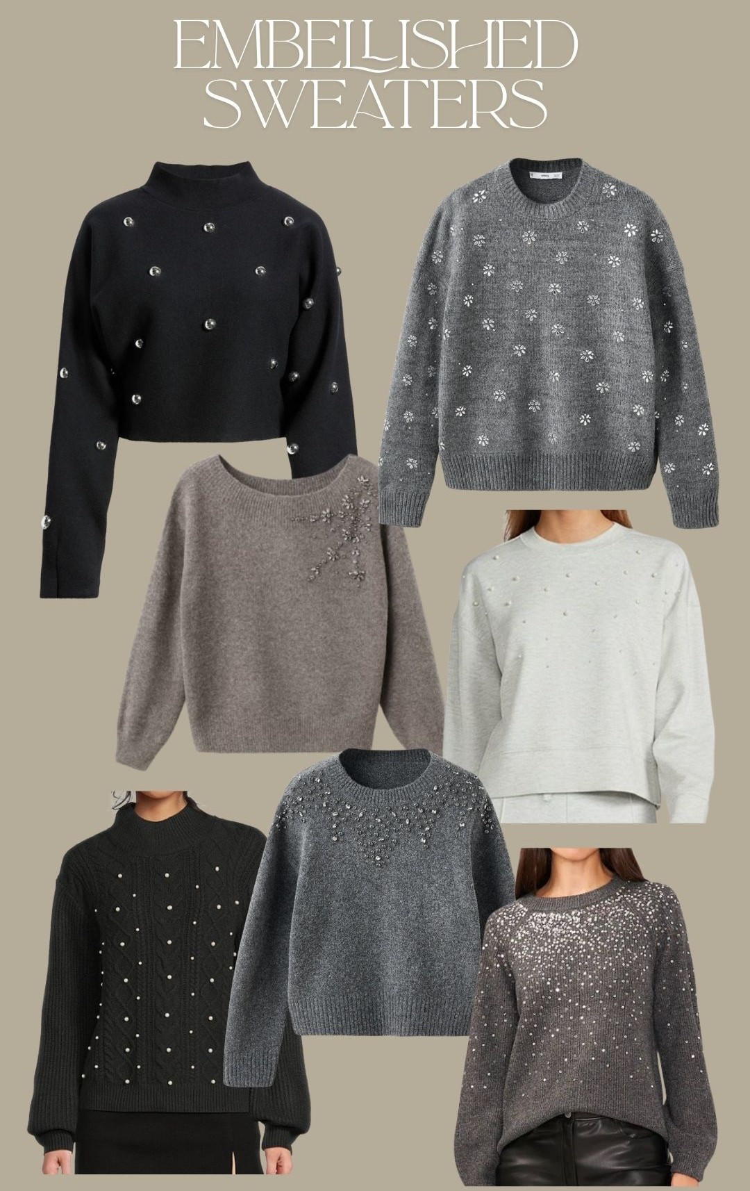 Embellished Sweaters I’m loving for Winter! 

#LTKGiftGuide #LTKootd #LTKHoliday