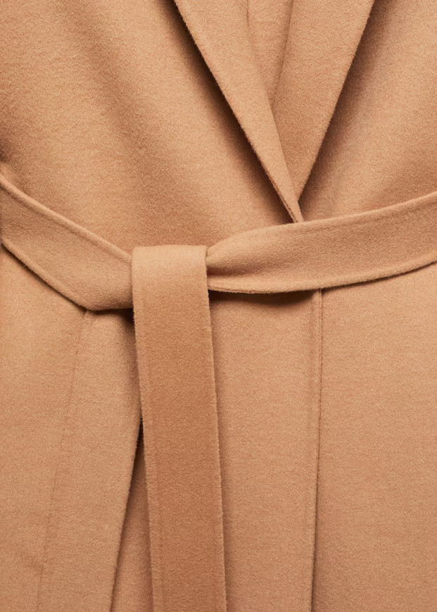 Belt handmade coat | MANGO (UK)
