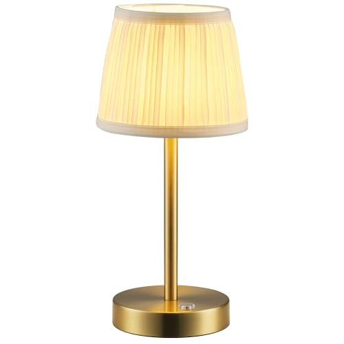 PUSU Cordless LED Gold Table Lamp, Rechargeable 4000mAh Small Lamp | Amazon (US)