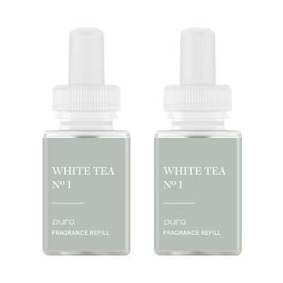 Pura White Tea No.1 2pk Smart Vial Fragrance Refills: Jasmine & Bergamot Scented Essential Oil Du... | Target