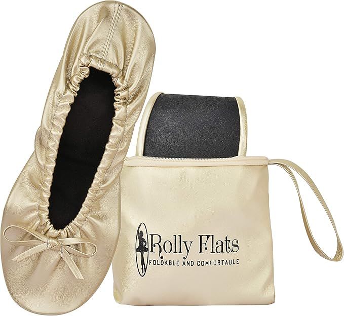 Rolly Flats, Champagne Gold, Medium | Amazon (US)