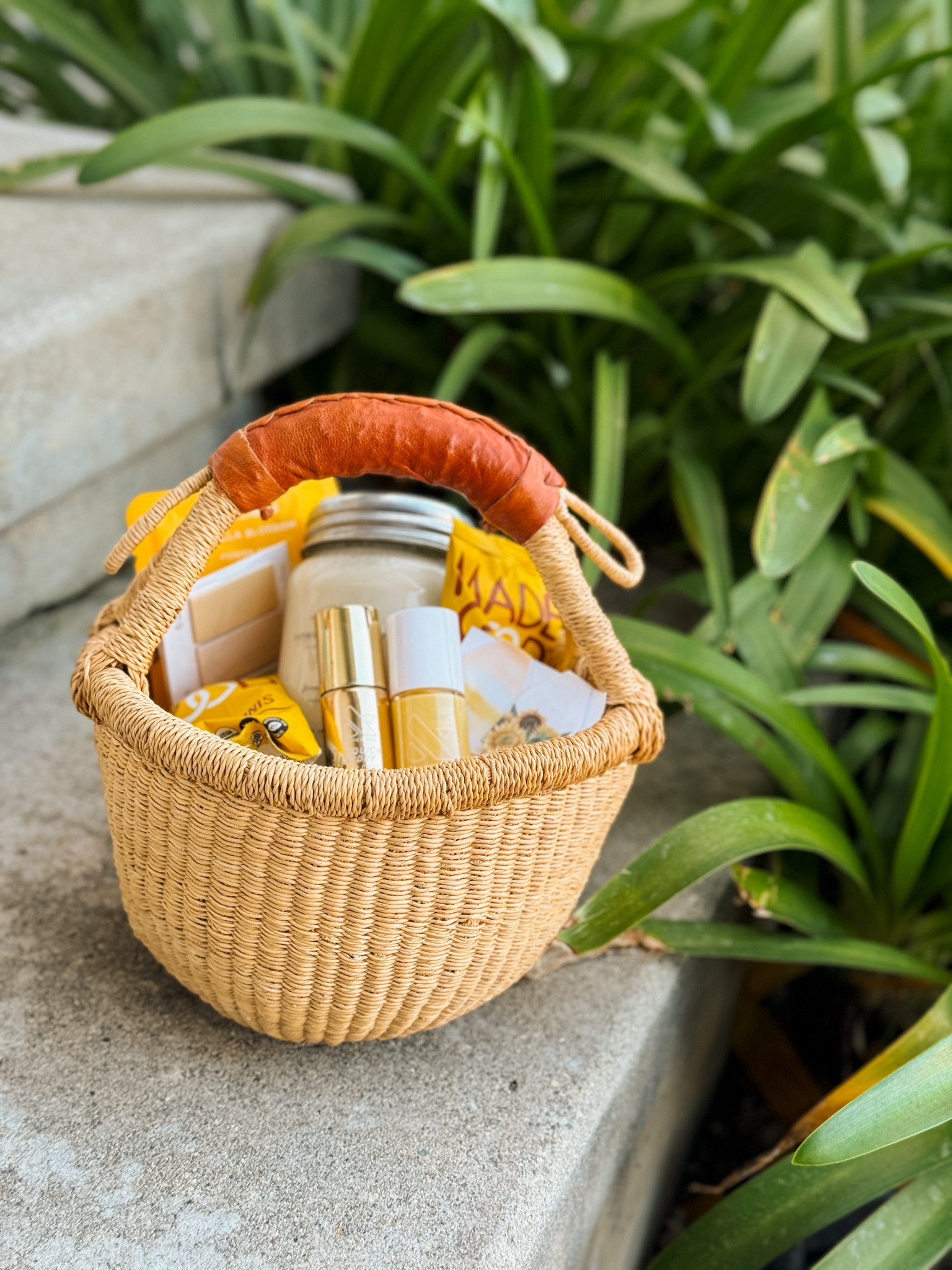 Make a sunshine basket to brighten someone’s day!