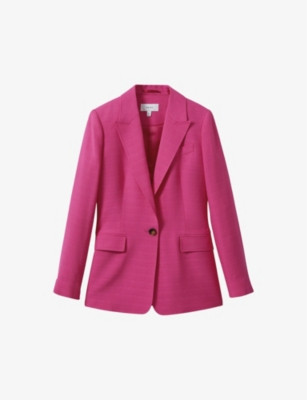 Hewey slim-fit single-breasted woven blazer | Selfridges