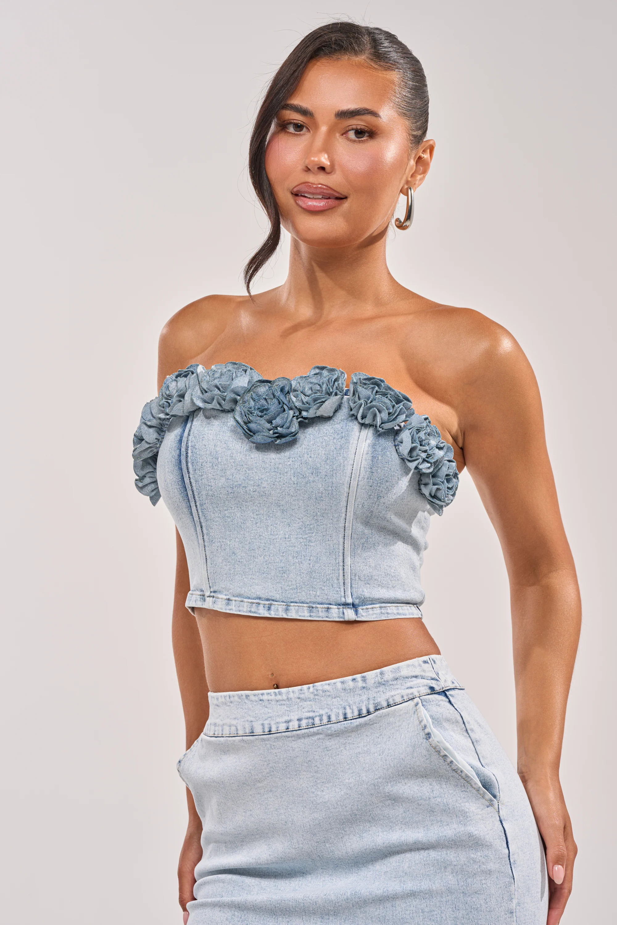 LOVE ME LIKE THAT FLOWER CORSET | AKIRA