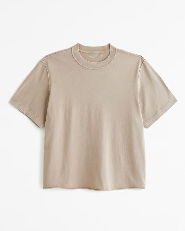 Vintage-Inspired Cropped Tee | Abercrombie & Fitch (US)