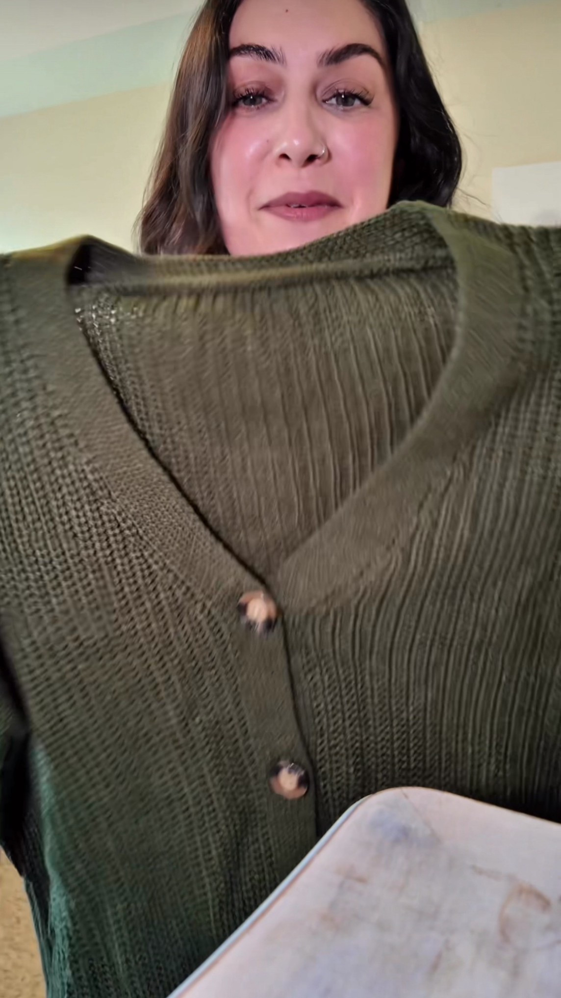 Olive cardigan🫒