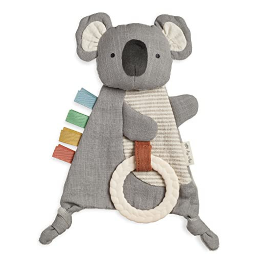Itzy Ritzy - Bitzy Crinkle Sensory Toy Koala with Crinkle Sound for Babies & Toddlers - Features Soft Braided Teething Ring & Textured Ribbons, Designed for Ages 0 Months and Up, Koala | Amazon (US)