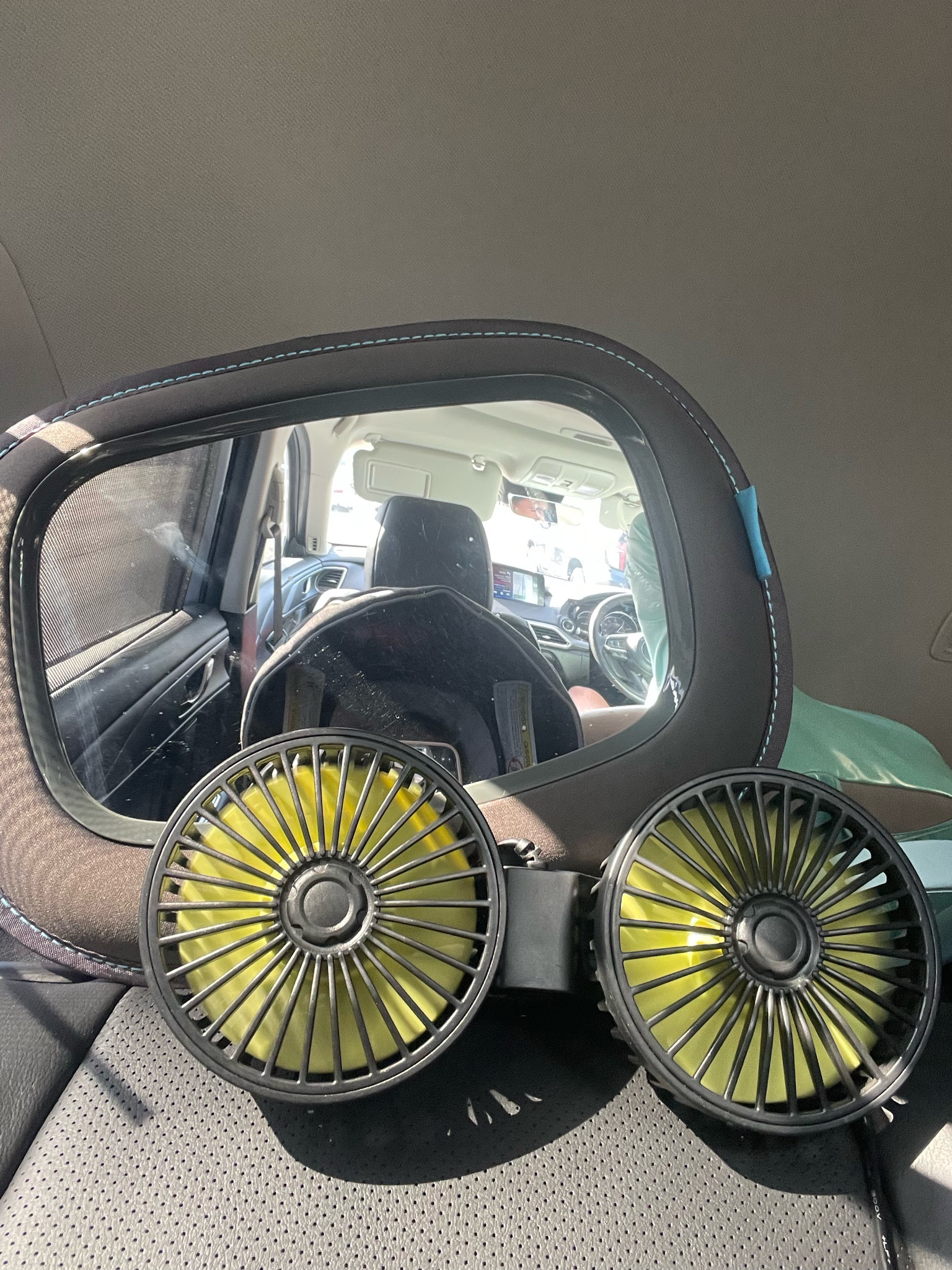 Mirror and fan for rear facing car seats 

#LTKBaby #LTKSummerSales #LTKKids