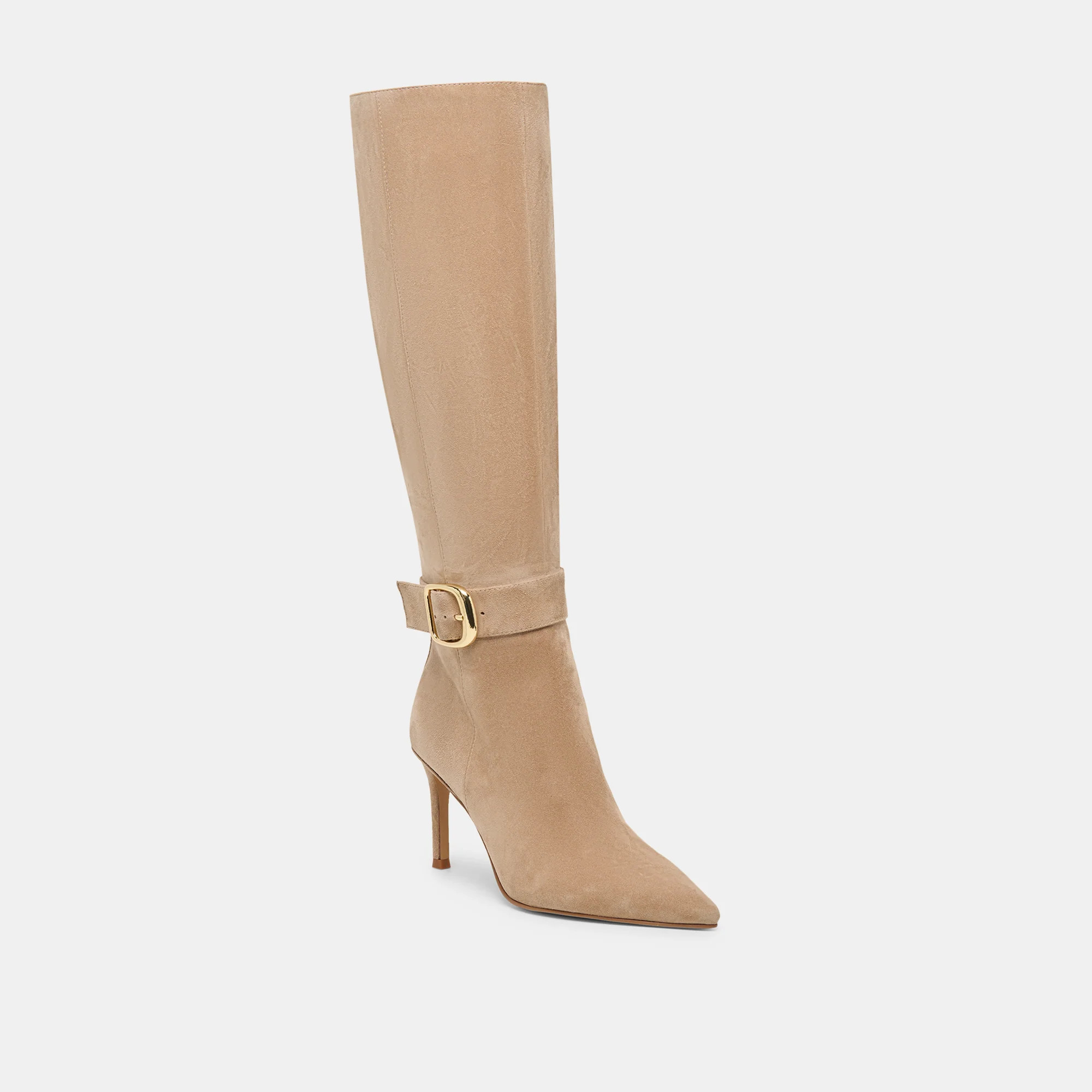 Kinzy Camel Suede Boots | Dolce Vita | DolceVita.com