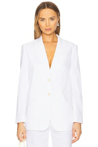 Theory Oversized Blazer in White from Revolve.com | Revolve Clothing (Global)