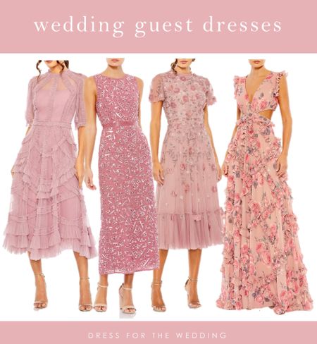 Dresses in rose with stunning embellished details 🌸

Loving these Mac Duggal dresses for weddings. Elegant midi dresses and gowns for guests, bridesmaids, and mothers of the wedding. 

#LTKwedding #LTKSeasonal #LTKover40