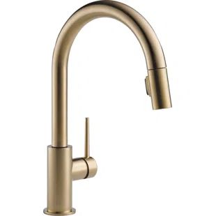 Trinsic Pull Down Single Handle Kitchen Faucet with Accessories | AllModern | Wayfair North America