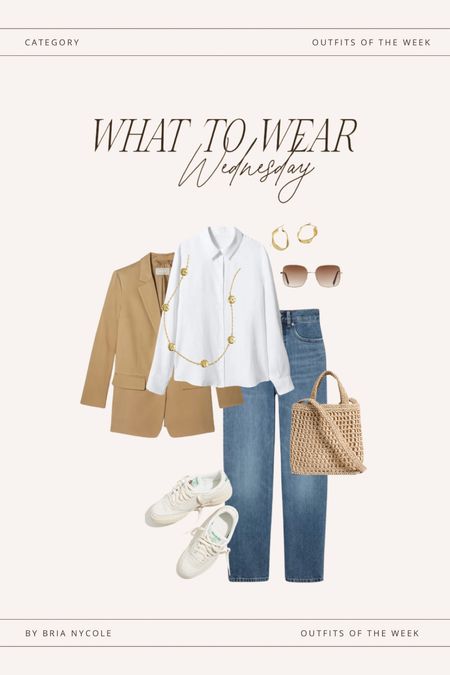 OOTW — Wednesday

Casual outfit of the day feat. this gorgeous camel blazer from Mango and classic Reebok sneakers.




#reebok #mango #everlane #goldjewelry #sunglasses #hoopearrings #whitesneakers #sneakers #tennisshoes #buttonup #blazer 

#LTKFind #LTKstyletip #LTKSeasonal