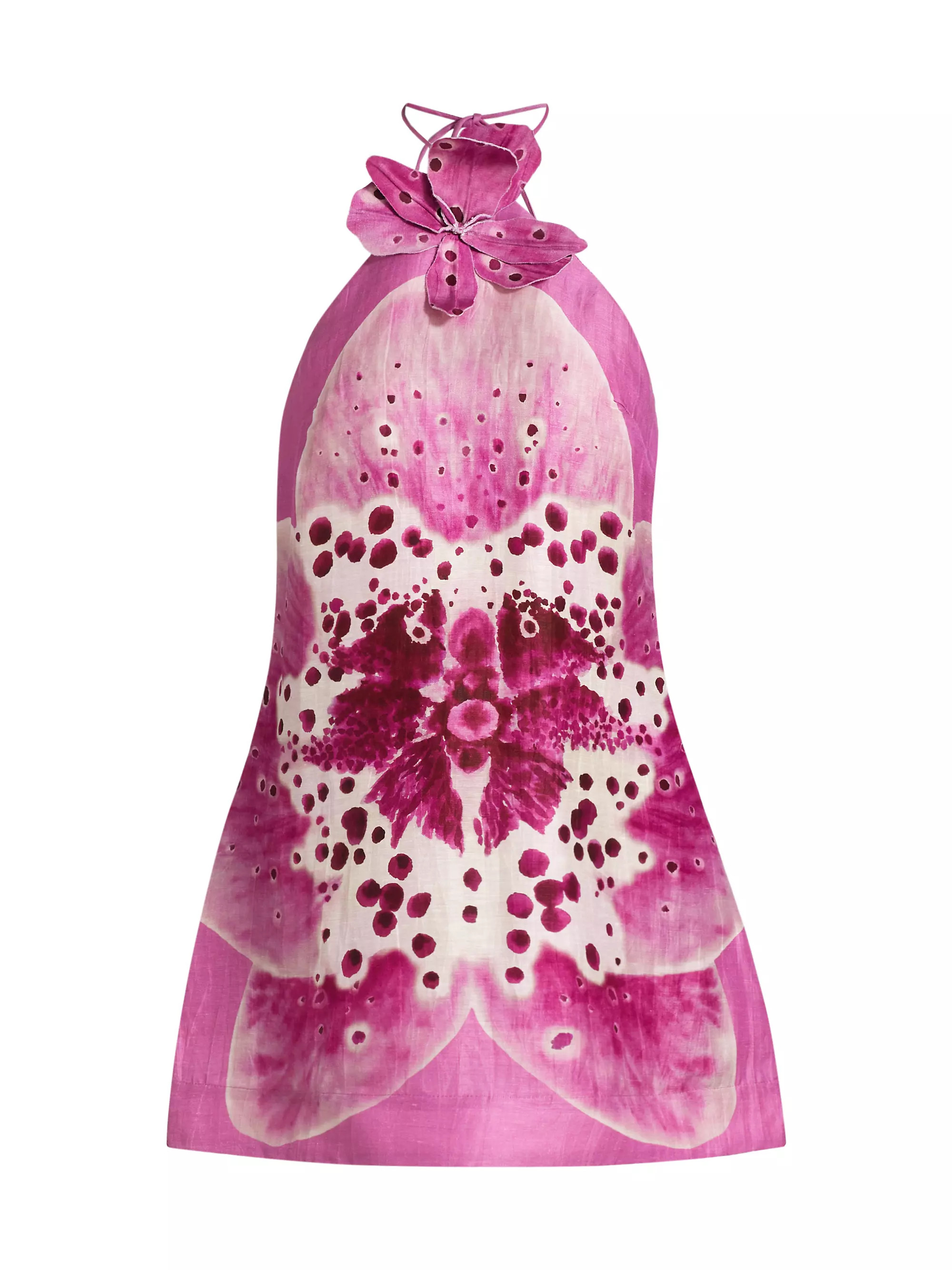 Everlee Orchid Print Minidress | Saks Fifth Avenue
