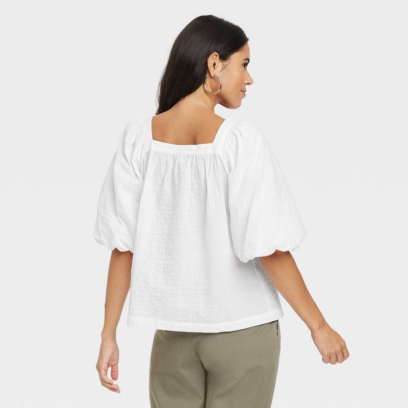 Women's Puff Short Sleeve Top - A New Day™ | Target