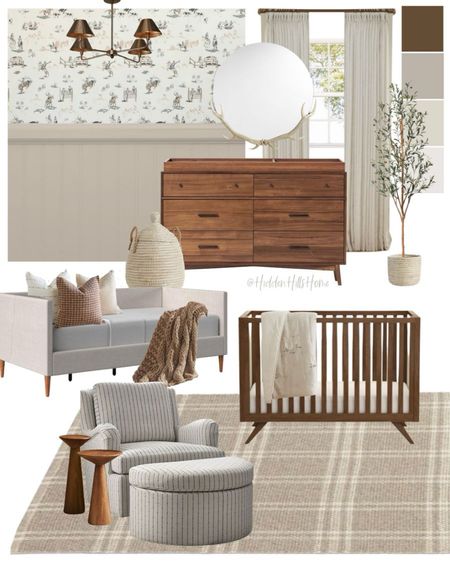 Neutral nursery decor inspo, neutral mood board design, neutral nursery ideas, modern-transitional nursery mood board, cute nursery decor #baby

#LTKhome #LTKsalealert #LTKbaby