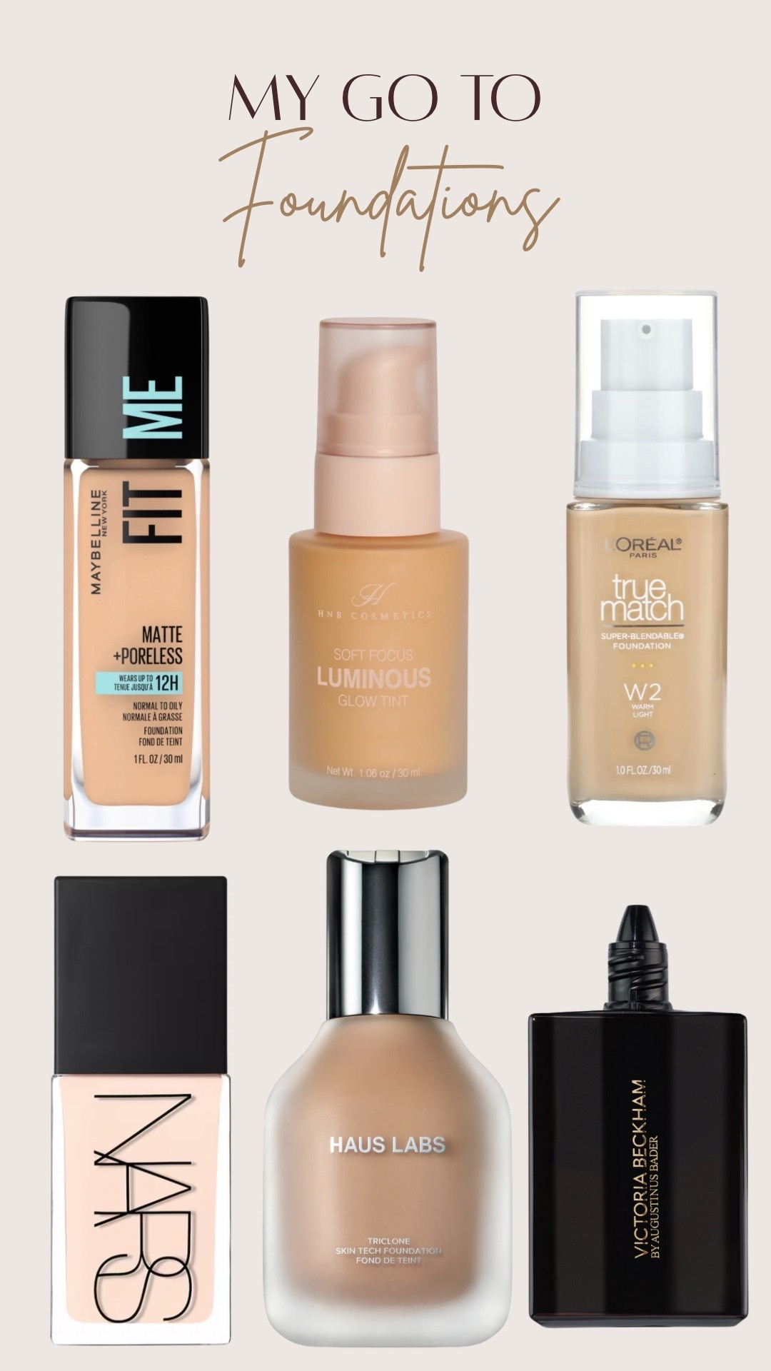 My Go To Foundations 💖

#LTKuk #LTKbeauty