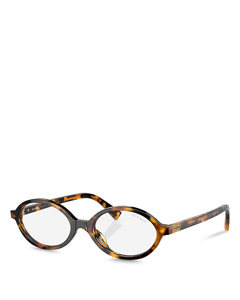 Miu Miu Regard Oval Blue Light Glasses, 50mm | Bloomingdale's (US)